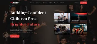 Act Impact – Confidence & Life Skills Programme Website