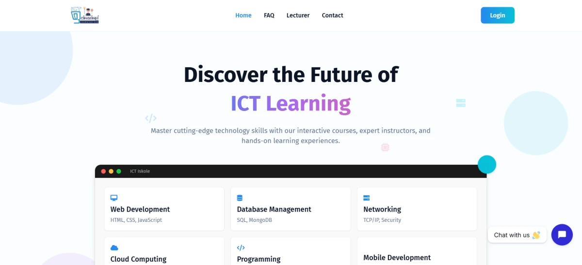 ICT Iskole — Educational Platform