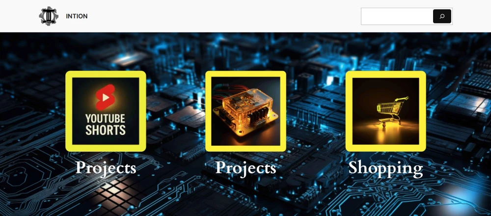 Intiontronics — Tech YouTuber Website
